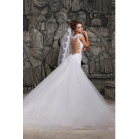 Luxe en Glamourvolle bruidsjurk. Maat 36