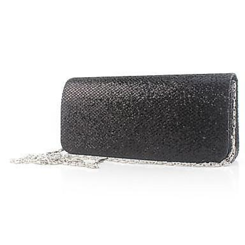 Elegant zwart avondhandtasje.