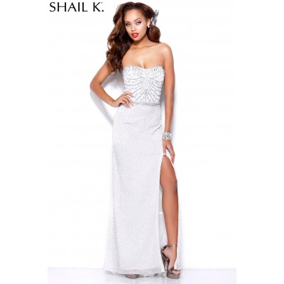 Luxe strapless galajurk. Maat 36 Luxe strapless galajurk. Maat 36