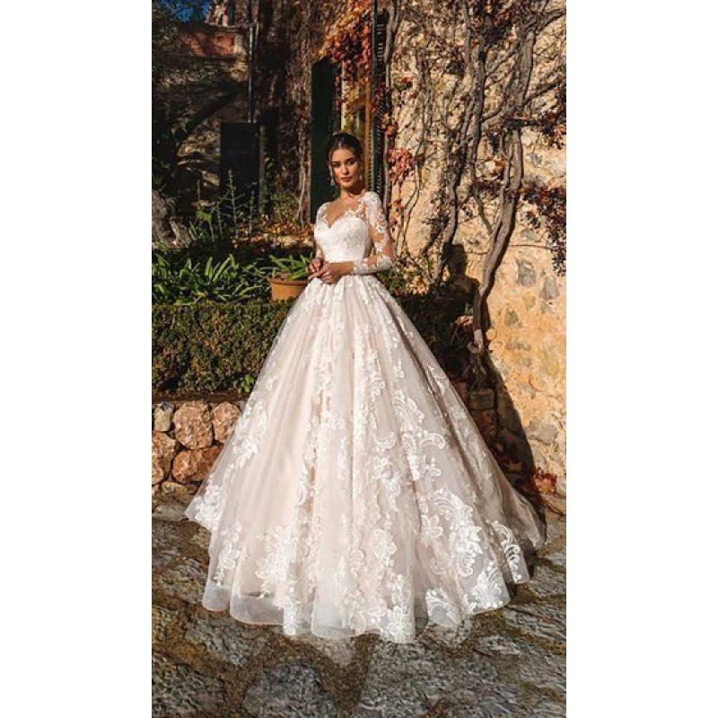 Trouwjurk "Leona" maat 36/38