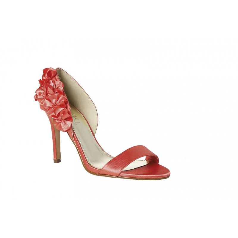 Avondschoenen satijn/leer. Maat 36