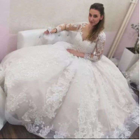 Trouwjurk "Leona" maat 36/38